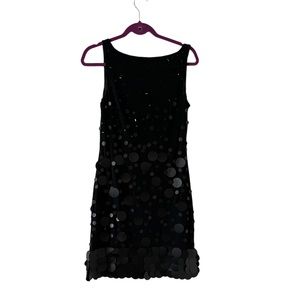 Jessica Simpson Black Dress Sequins Size 6
